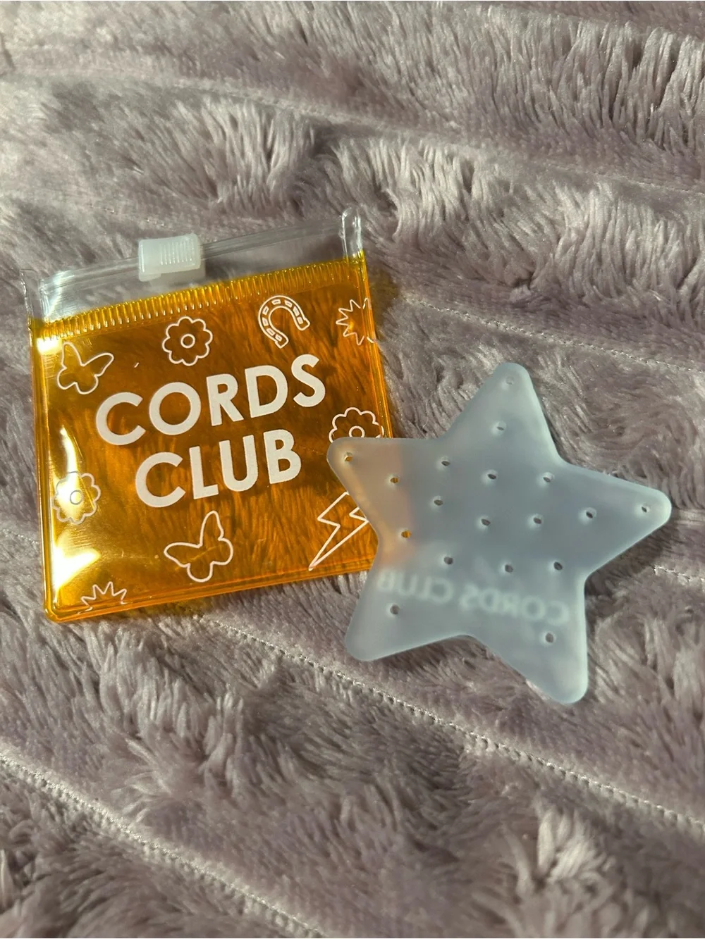 NIB Cords Club Star Travel Flatback Palette - Clear